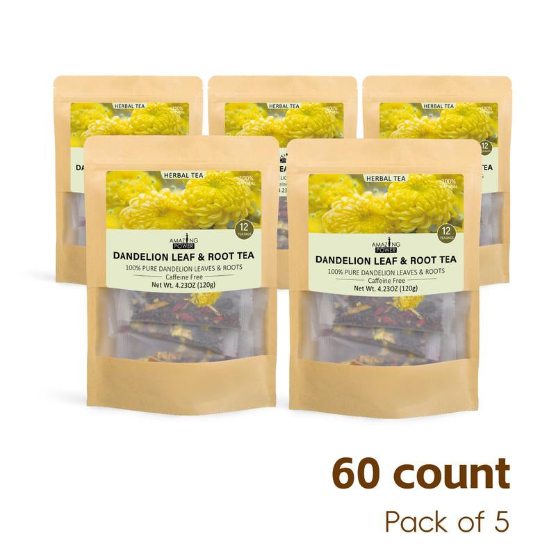 Dandelion Wolfberry Tea - Dandelion Goji Berry Tea - 100% Natural Dandelion Leaves & Roots | 150G per Pack | Caffeine Free