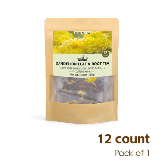 Dandelion Wolfberry Tea - Dandelion Goji Berry Tea - 100% Natural Dandelion Leaves & Roots | 150G per Pack | Caffeine Free