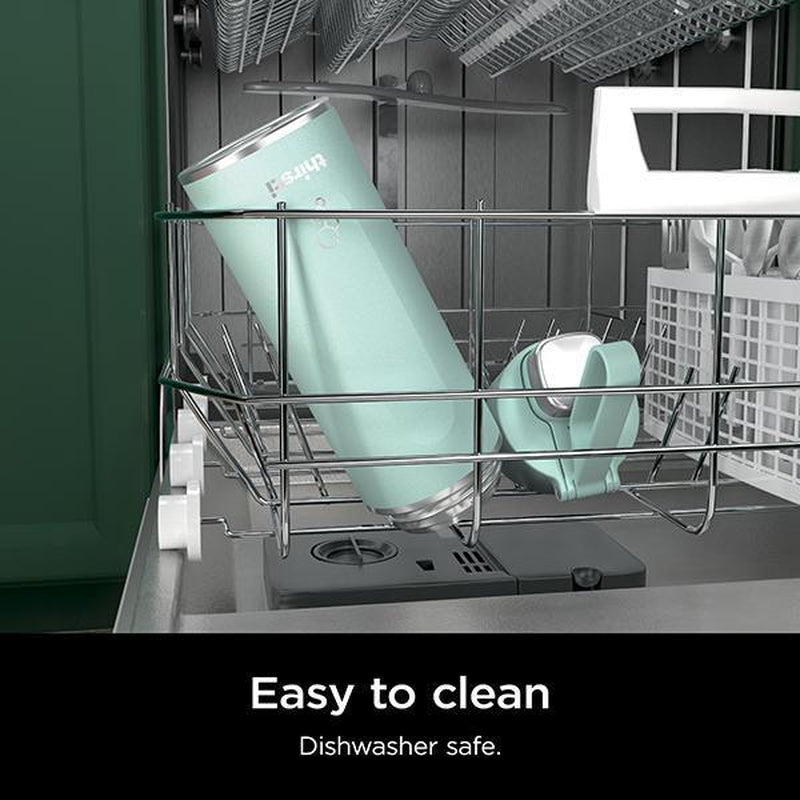 Ninja Thirsti 24Oz. Travel Ninja DW2401 Thirsti 24Oz Travel Water Bottle, for Carbonated Sparkling Drinks, Colder and Fizzier Longer, Leak Proof